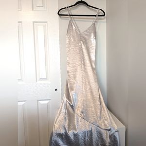 NEW Silver evening gown